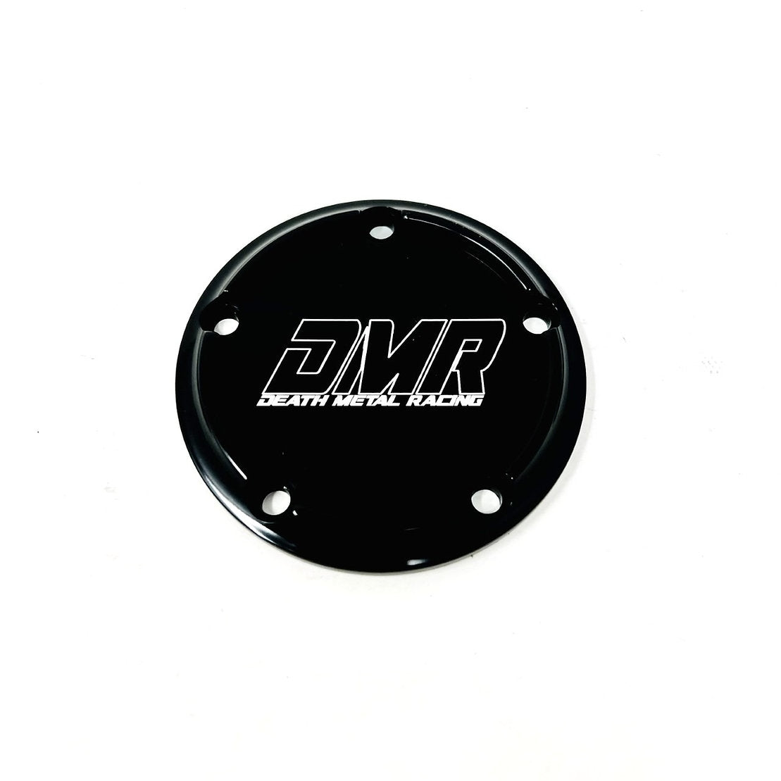 5 Holes Ignition Cover - Twin Cam Timing Cover Death Metal Racing Black DMR