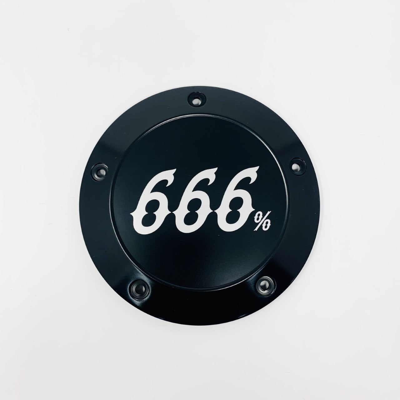 DMR Derby Cover - 19+ Softail Derby Cover Death Metal Racing Black 666%
