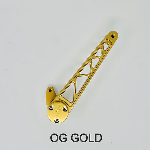 Destroyer Adjustable Brake Lever - Touring Brake Pedal Death Metal Racing OG Gold 14+ Touring