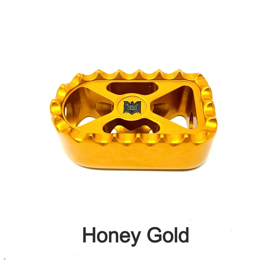 DMR Bear Trap Shifter/Brake Toe Pegs Shifter Peg Death Metal Racing Left Side (Shift Peg) Honey Gold