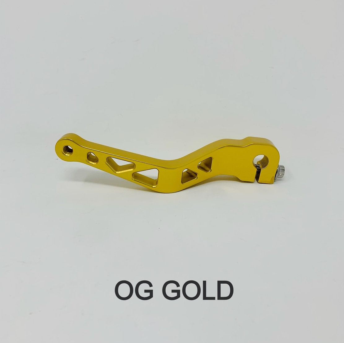 Destroyer Shift Lever - 18+ Softail Shift Arm Death Metal Racing OG Gold