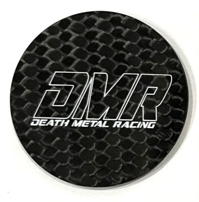 DMR Gas Cap GAS CAP Death Metal Racing Raw Machine Finish DMR Initials