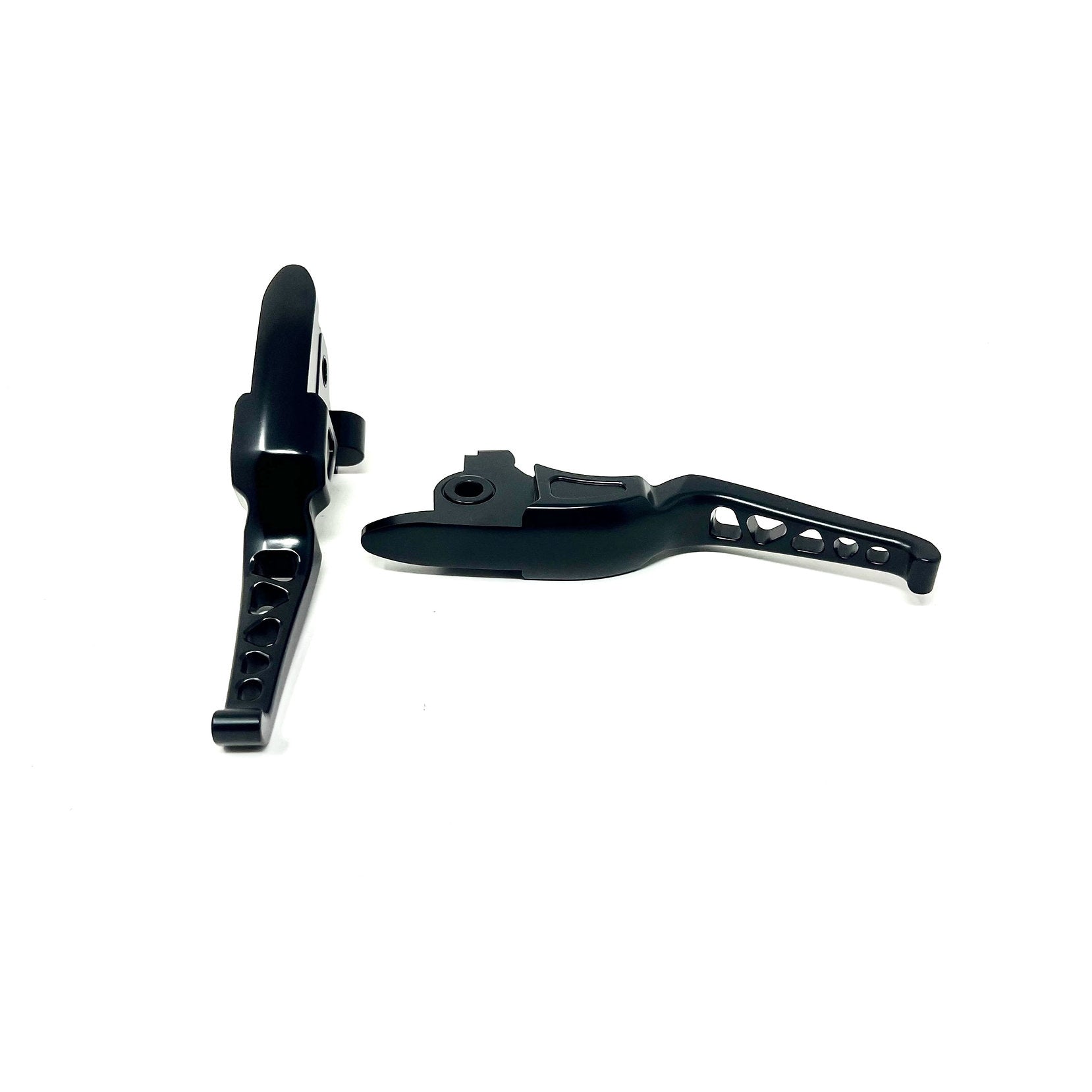 DMR Destroyer Shorty Brake and Clutch Lever Set - 15+ Softail Death Metal Racing Black