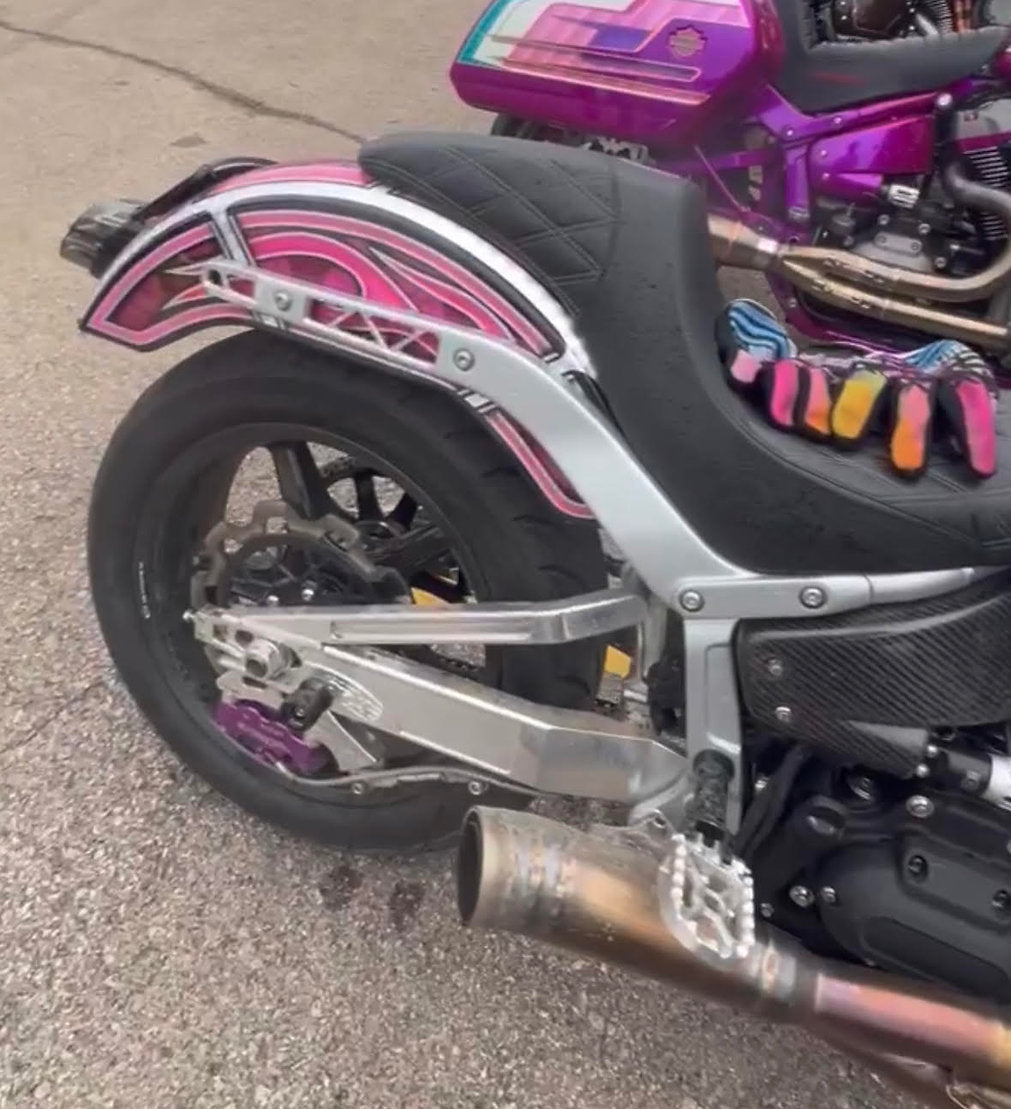 DMR Destroyer Design Machined Fender Struts - 18+ Softail Fender Struts Death Metal Racing