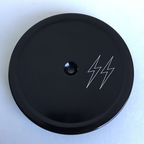DMR Air Cleaner Cover Air Cleaner Cover Death Metal Racing Black Lightning Bolts