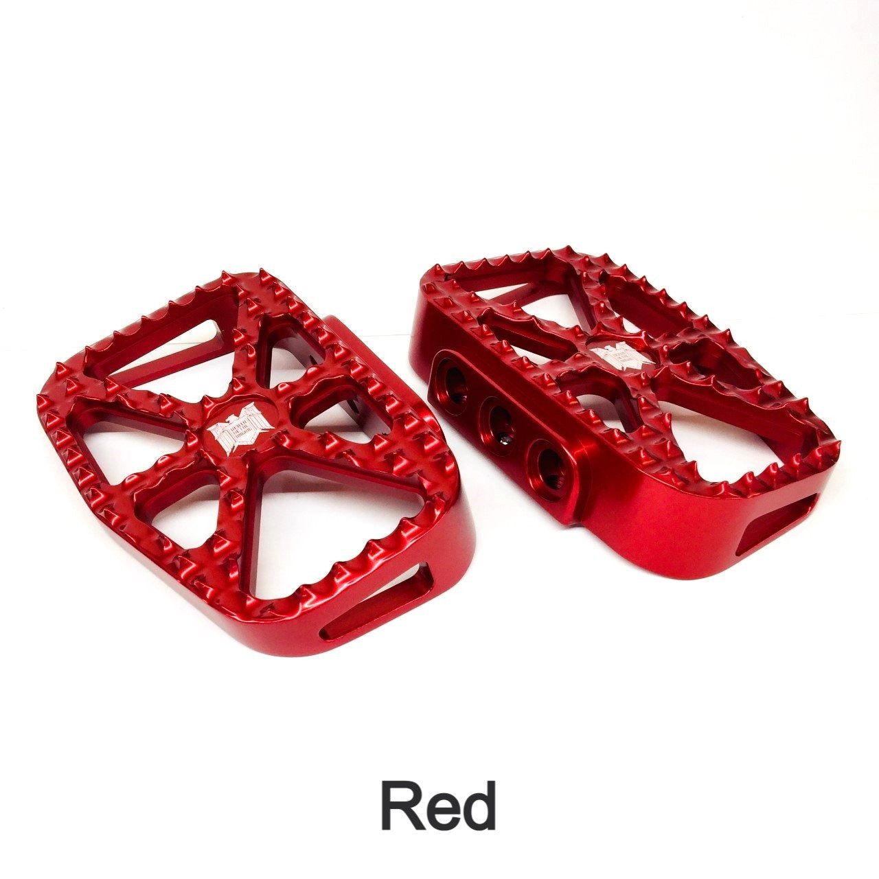 DMR Bear Trap Mini Boards Floorboards Death Metal Racing Red Standard Male Mount Clevis