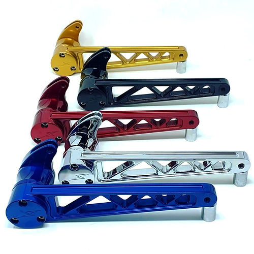 Destroyer Adjustable Brake Lever - Touring Brake Pedal Death Metal Racing