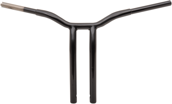 1-Piece Kage Fighter T-Bar With Pullback Handlebar LA Choppers Black 16"