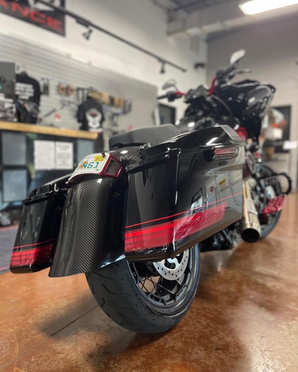 Carbon Fiber Rear Fender - Touring Rear Fender Slyfox Performance