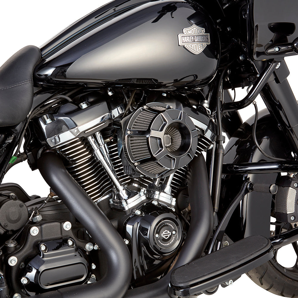 Beveled® Inverted Series Air Cleaner, Black - 24+ Touring Air Cleaner Arlen Ness