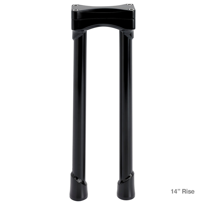 Murdock O/S Risers Risers Biltwell Inc. Black 14"