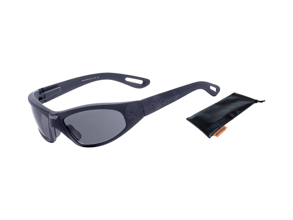 Helly Black Skulls Sunglasses Riding Eyewear Helly Default Title