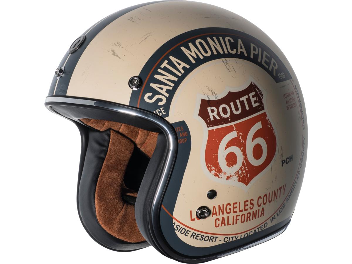 Torc Helmets Del Mar (T 50) Ece Open Face Helmet Pacific Coast Highway Graphic Open Face Helmet Torc Helmets