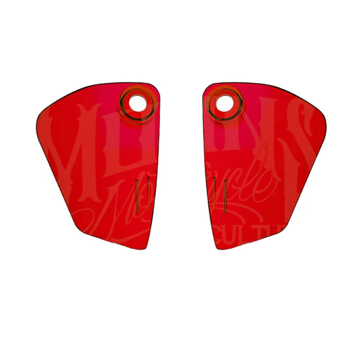 Fairing Air Deflectors, Red - 22+ FXLRST Air Deflectors Moons Mc