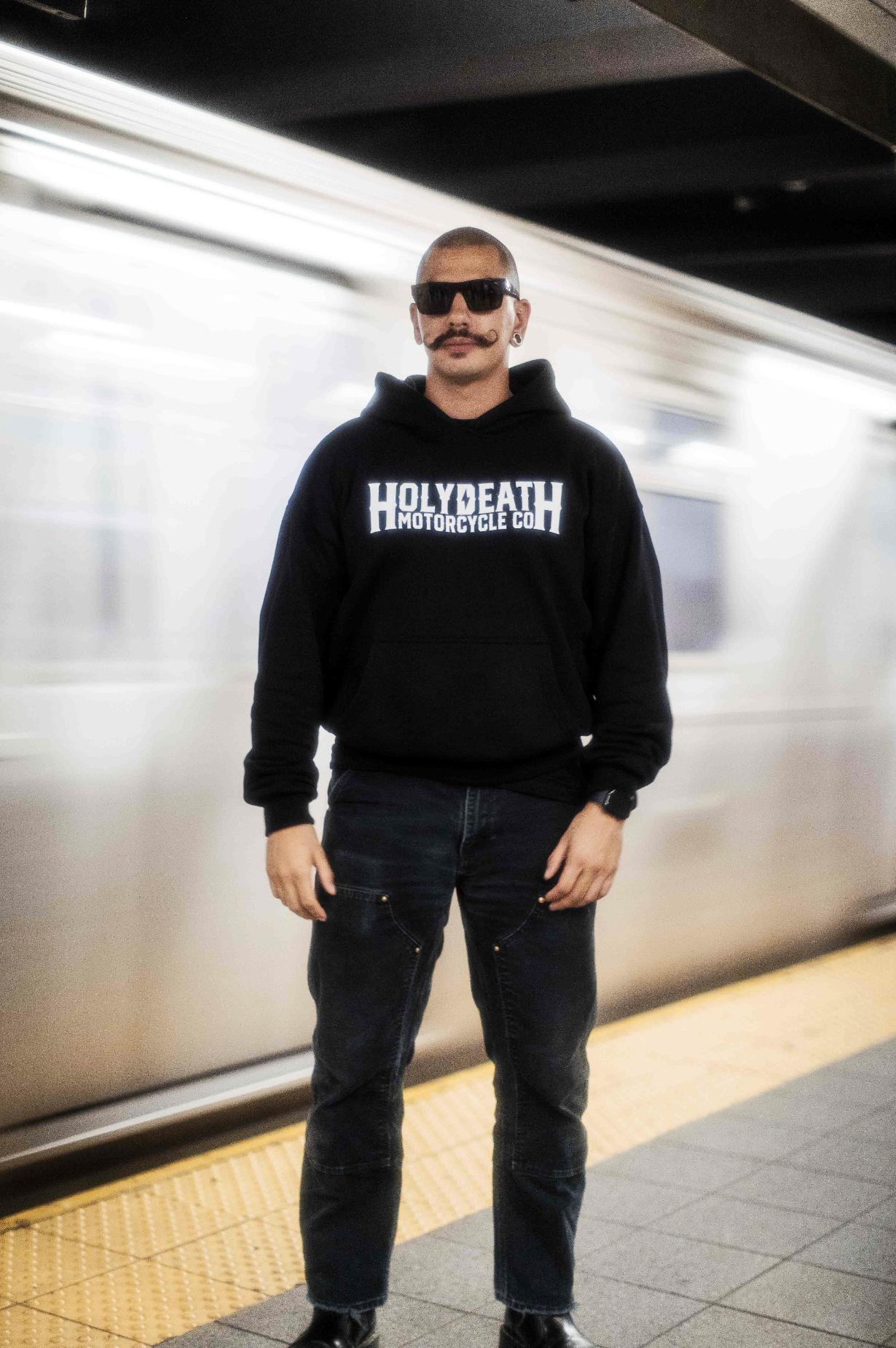 “Classic” Hoodie - Black Sweatshirt Holy Death Motorcycle Co.