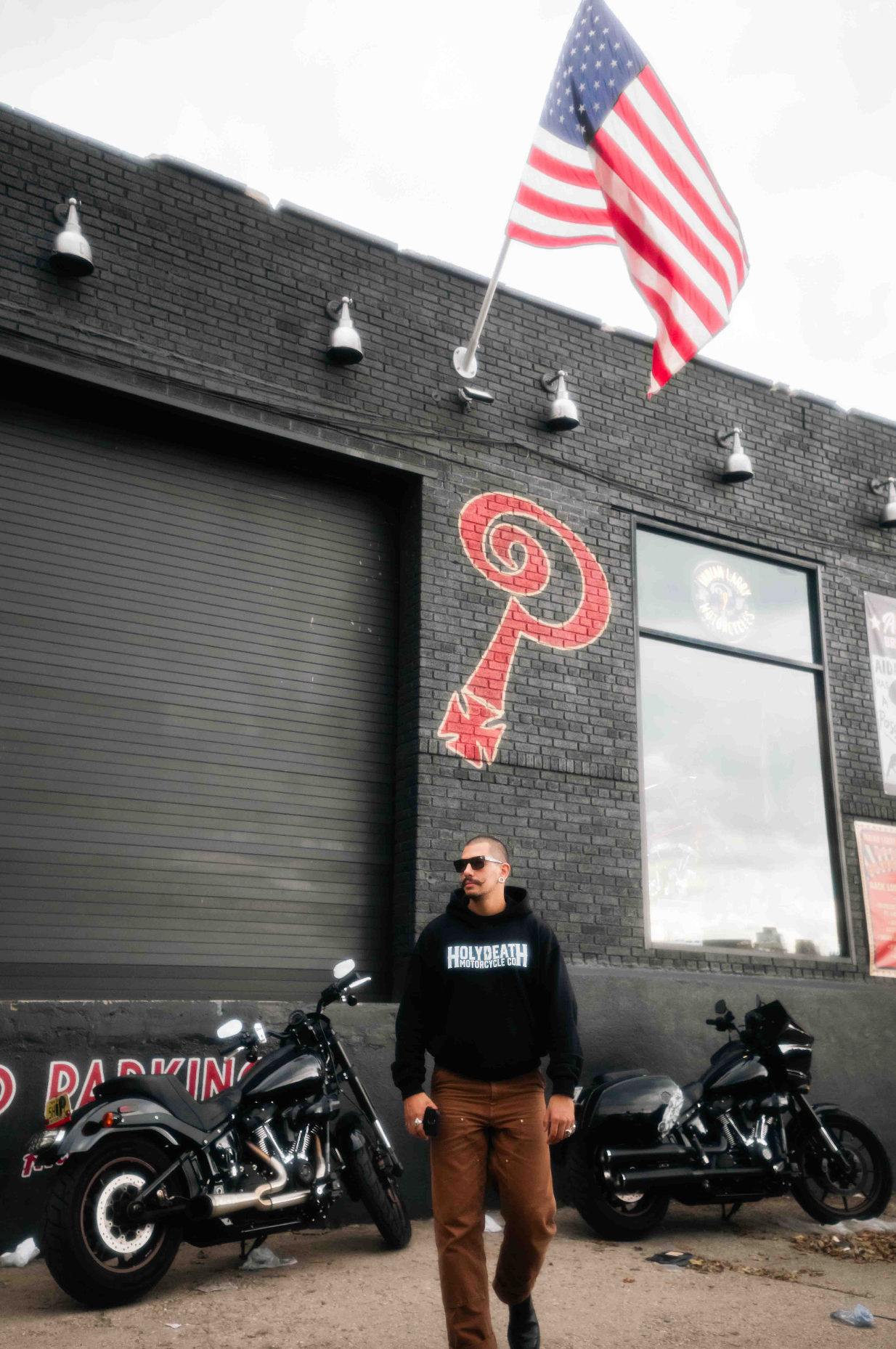 “Classic” Hoodie - Black Sweatshirt Holy Death Motorcycle Co.