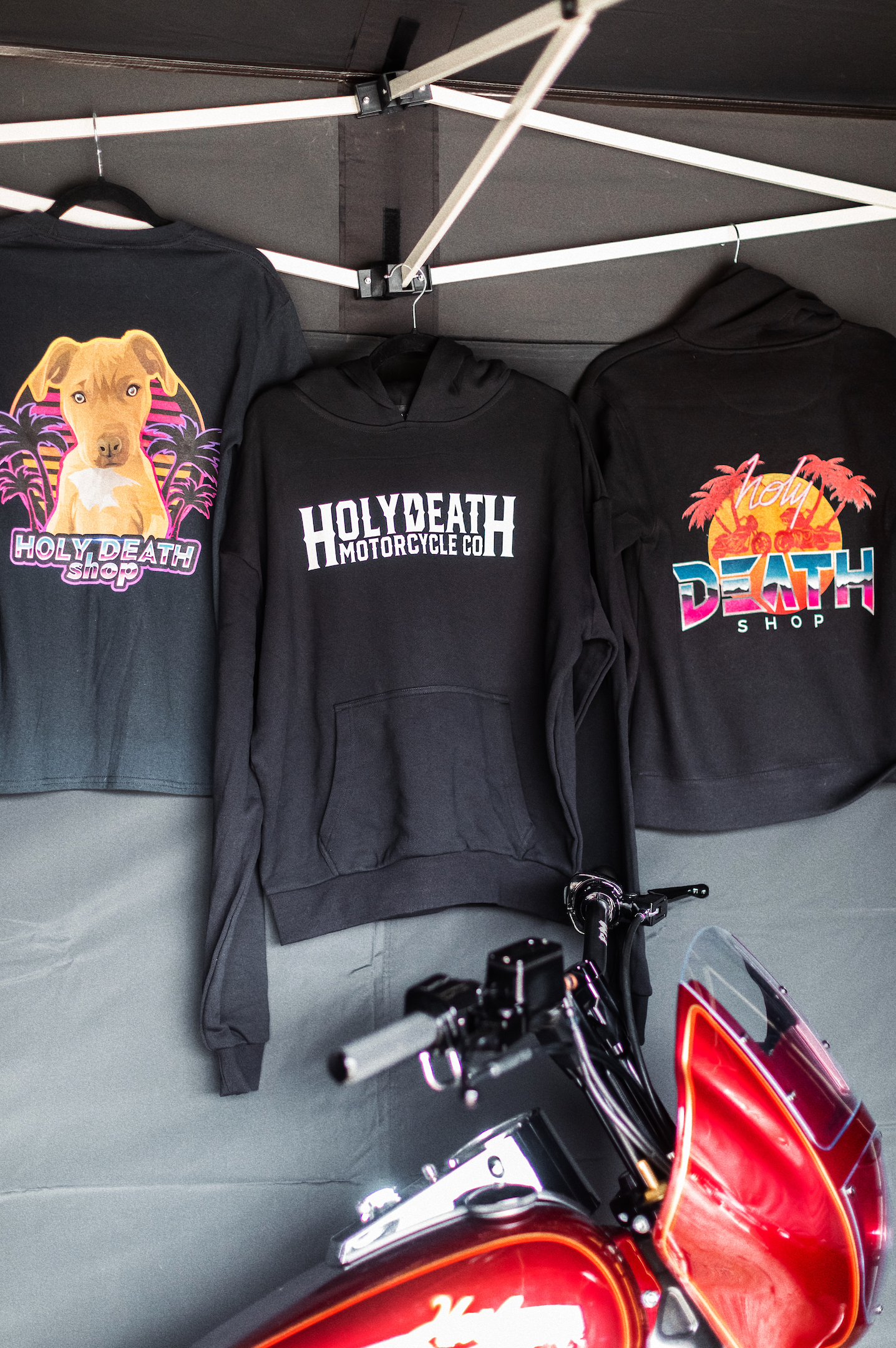 “Classic” Hoodie - Black Sweatshirt Holy Death Motorcycle Co.