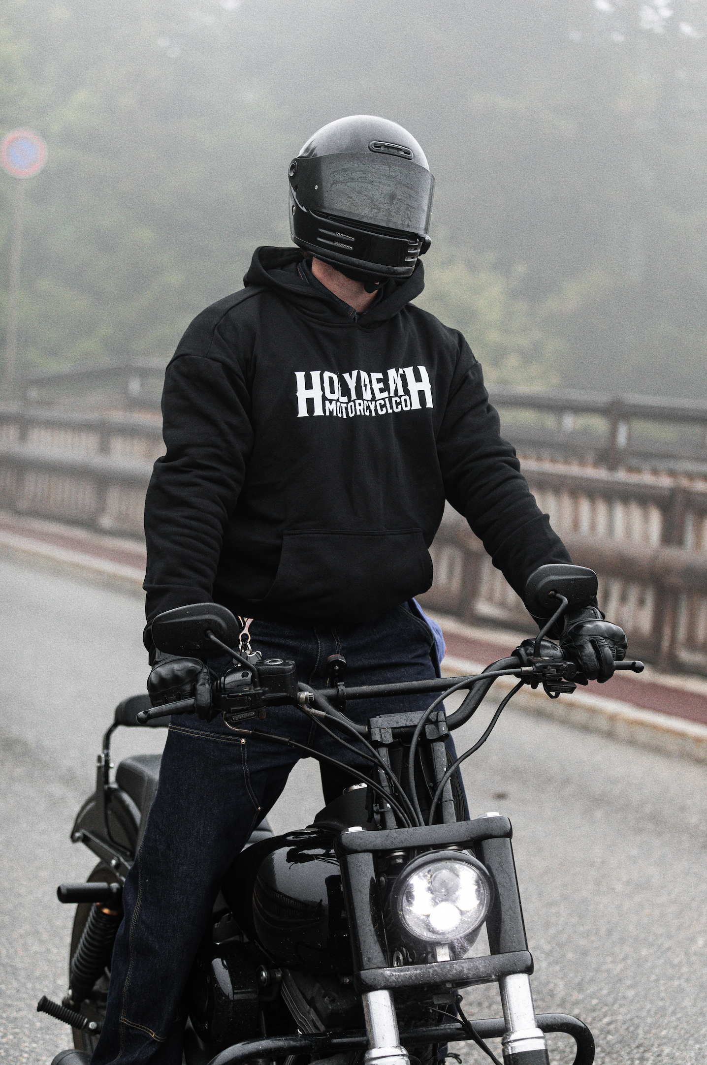 “Classic” Hoodie - Black Sweatshirt Holy Death Motorcycle Co.