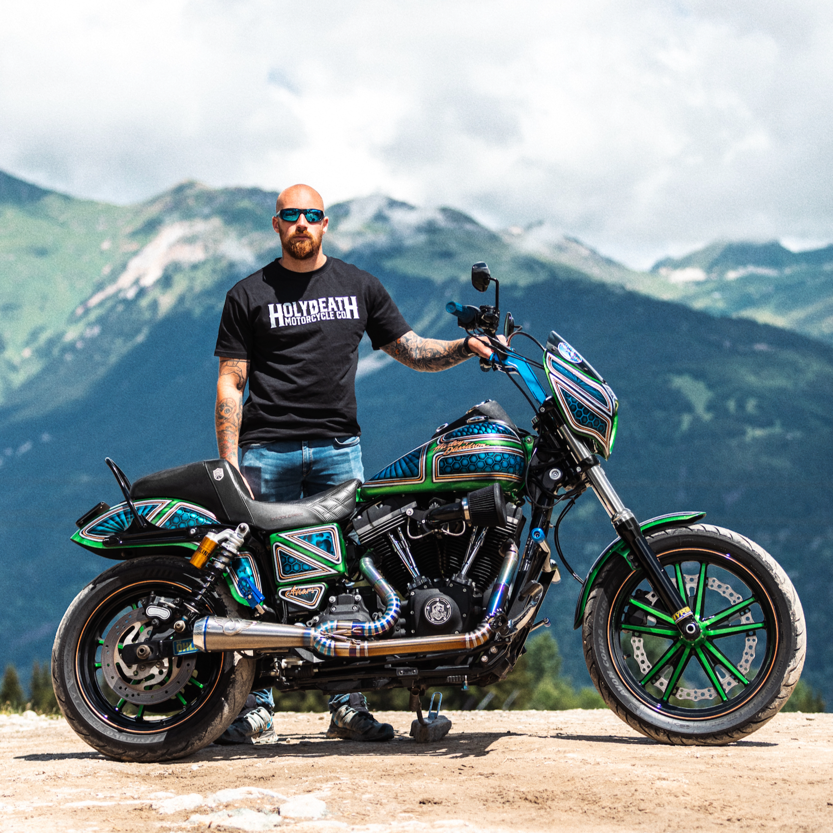 "Classic" T-Shirt - Black T-Shirt Holy Death Motorcycle Co.