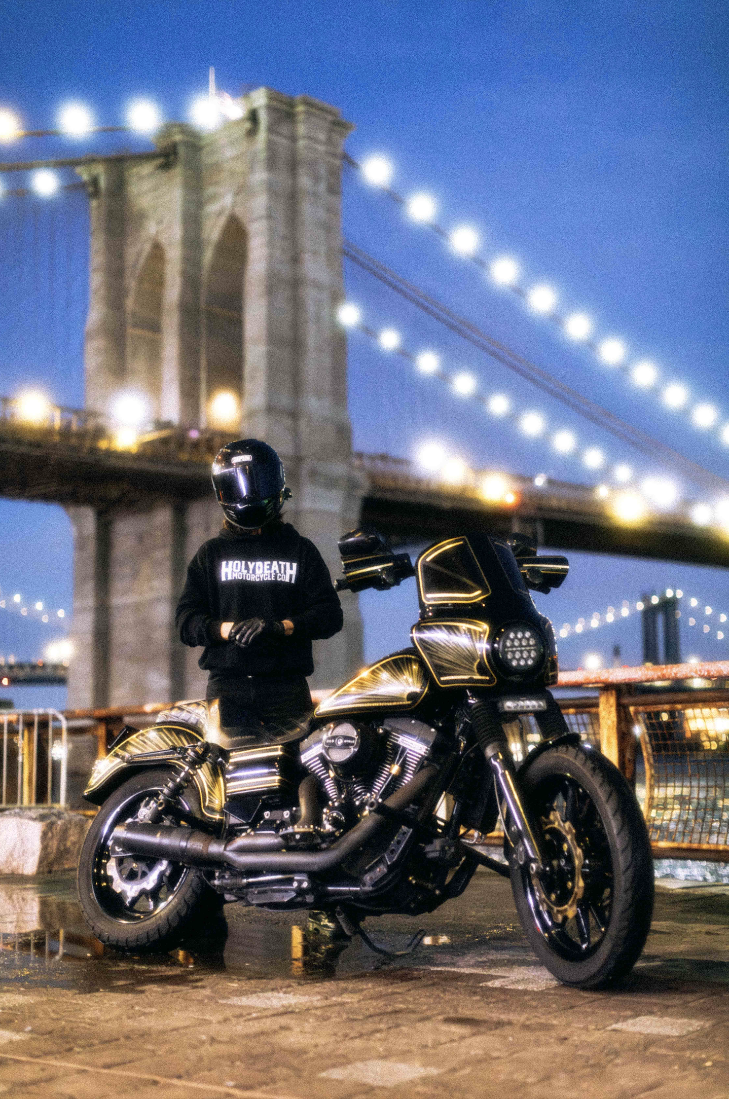 “Classic” Hoodie - Black Sweatshirt Holy Death Motorcycle Co.