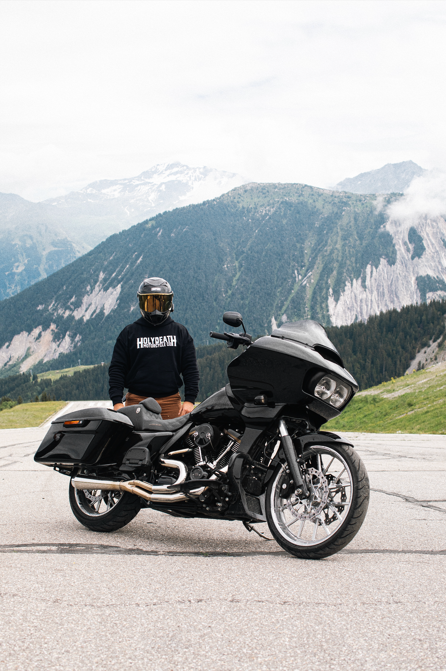 “Classic” Hoodie - Black Sweatshirt Holy Death Motorcycle Co.