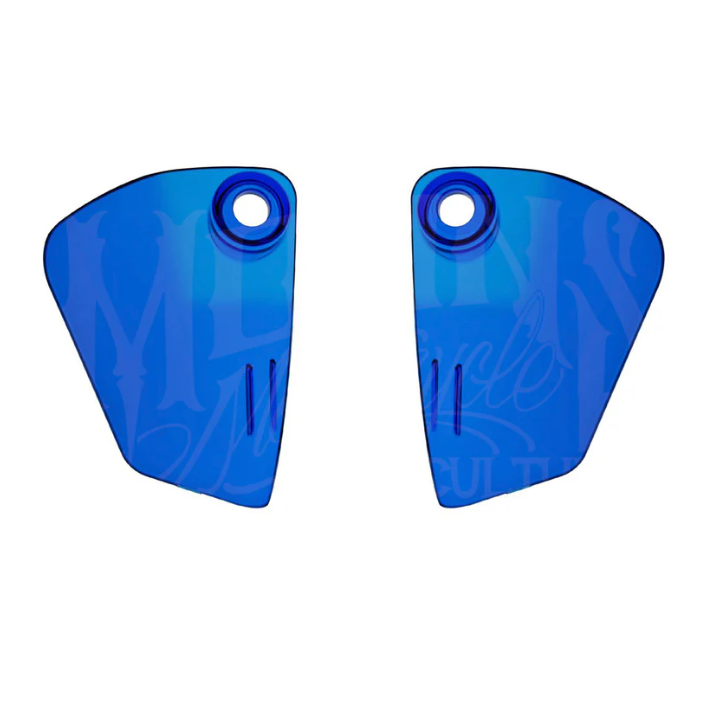 Fairing Air Deflectors, Blue - 22+ FXLRST Air Deflectors Moons Mc