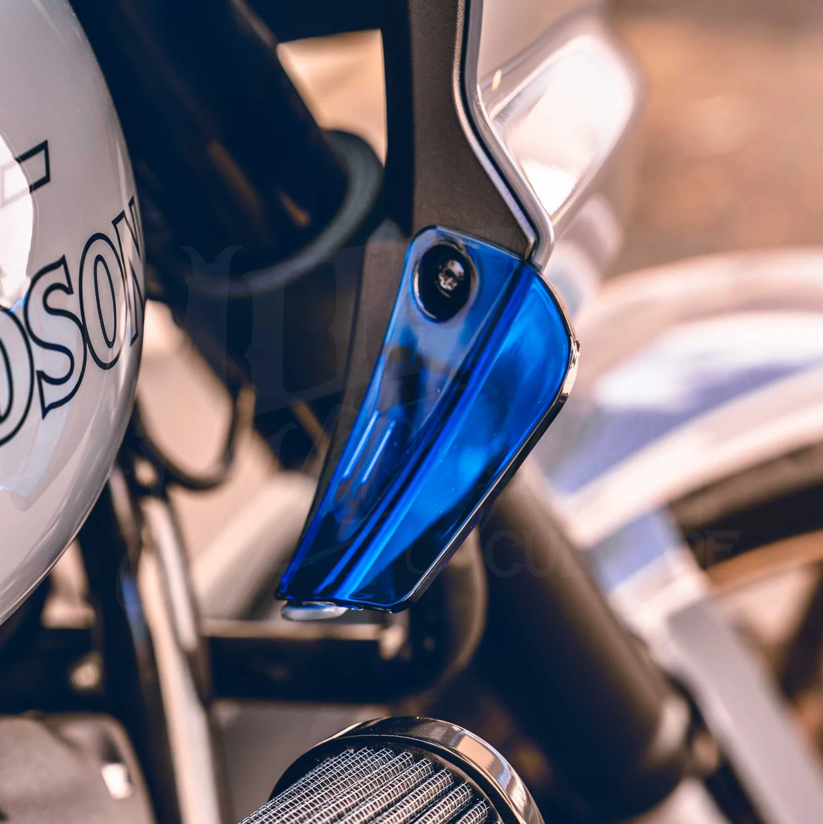 Fairing Air Deflectors, Blue - 22+ FXLRST Air Deflectors Moons Mc