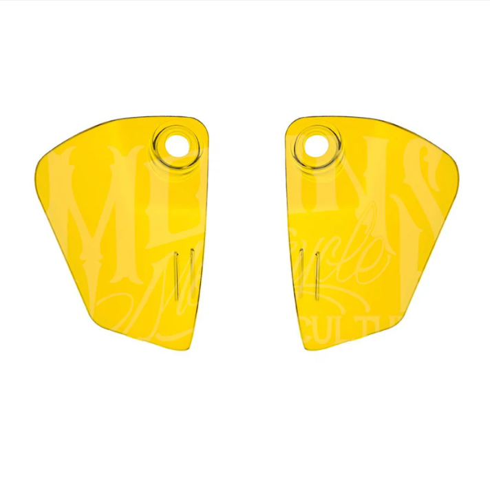 Fairing Air Deflectors, Yellow - 22+ FXLRST Air Deflectors Moons Mc