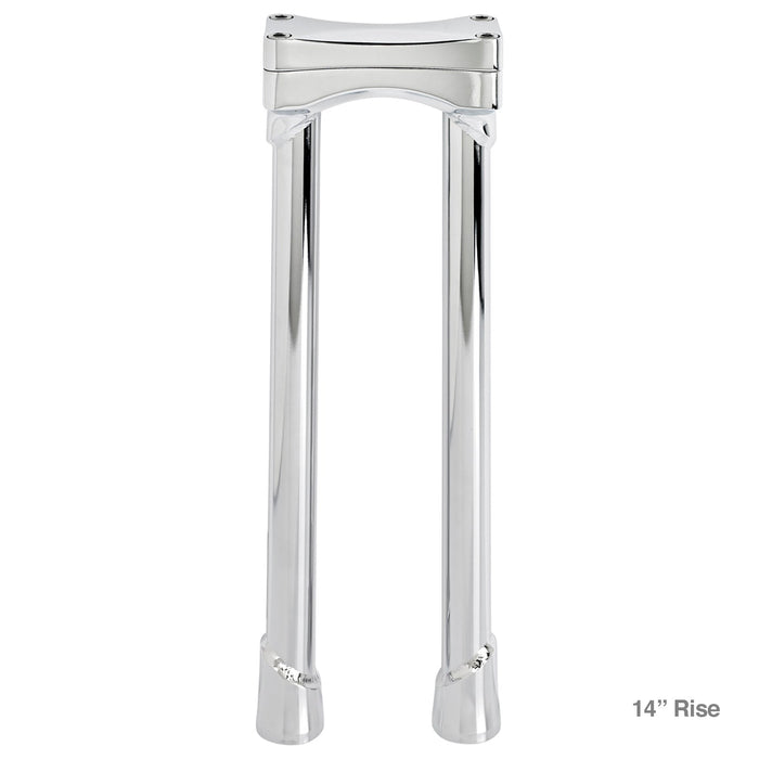Murdock O/S Risers Risers Biltwell Inc. Chrome 14"