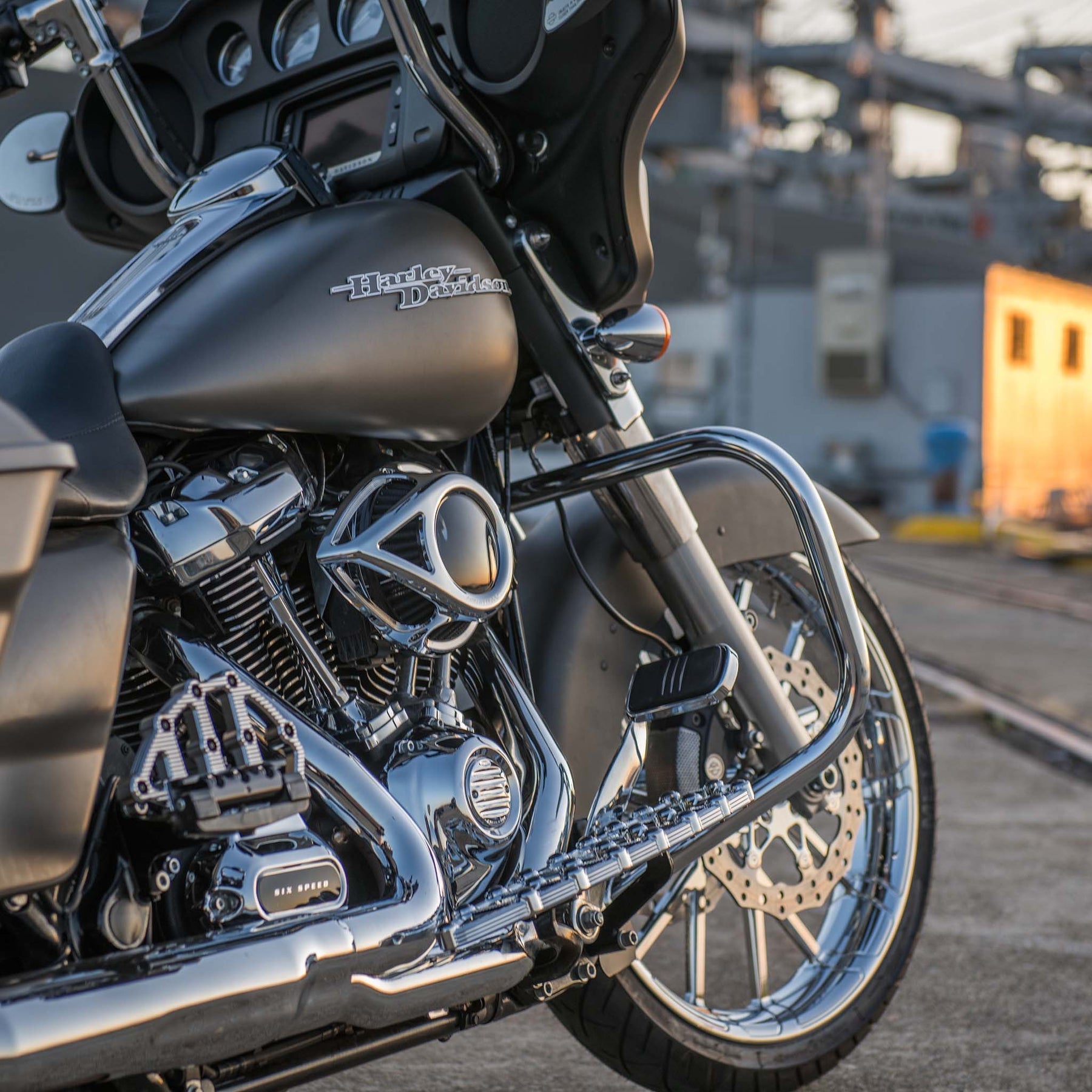 Clear Tear Air Cleaner, Chrome - 24+ Touring Air Cleaner Arlen Ness