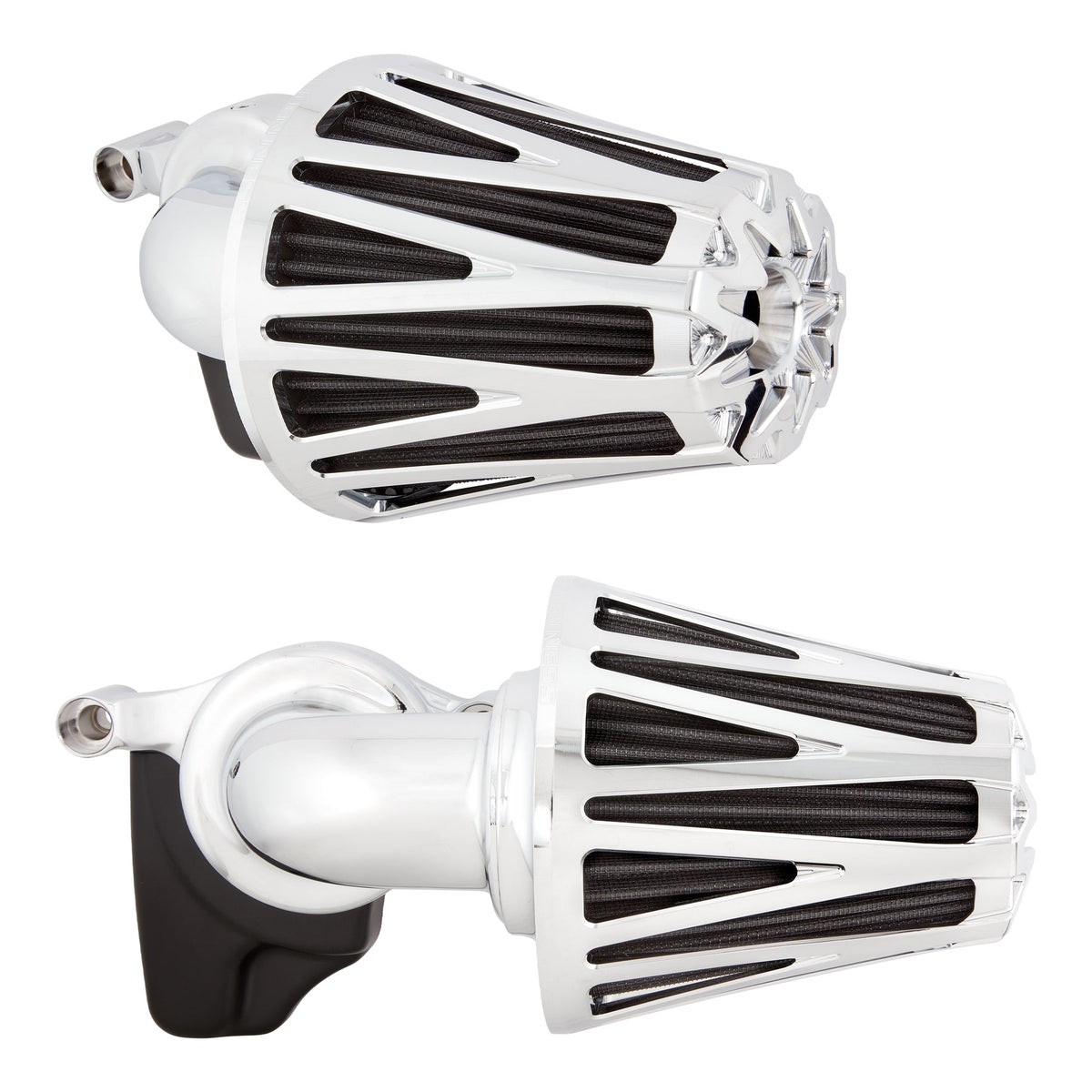 CrossFire Monster Sucker® Air Cleaner, Chrome - 17-23 Milwaukee 8 Air Cleaner Arlen Ness