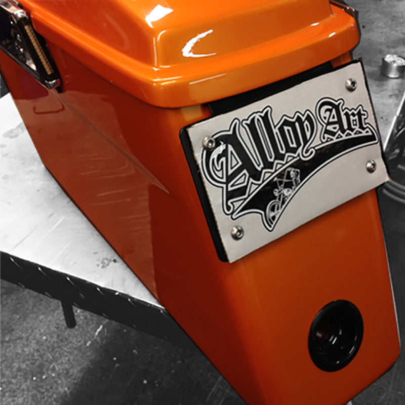 The Down Low Removable License Plate Mount - Touring License Plate Alloy Art