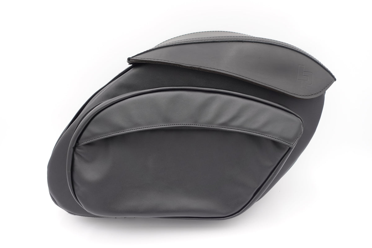 Retro Series V4 Saddlebags, Leather- FXR Saddlebags Leather Pros