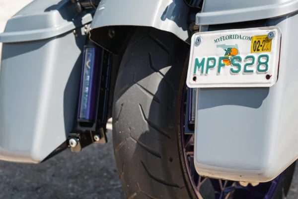 Horizontal Quick Disconnect License Plate Bracket - Touring License Plate LS Fabworks