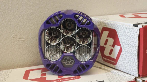 Baja Designs LP6 Kit - 14-23 Street Glide Headlight LS Fabworks White Purple