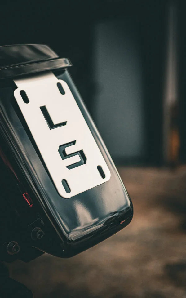 Vertical Quick Disconnect License Plate Bracket - Touring License Plate LS Fabworks