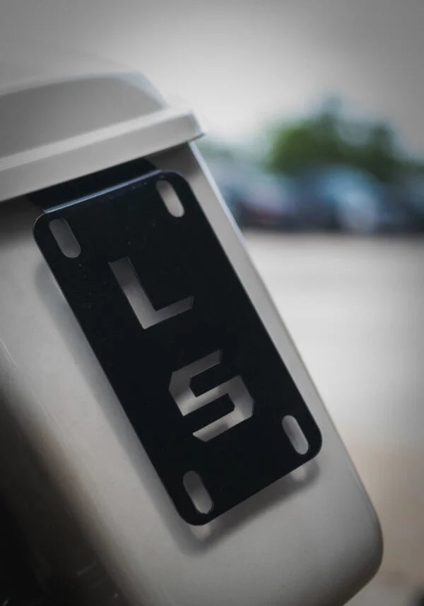 Vertical Quick Disconnect License Plate Bracket - Touring License Plate LS Fabworks