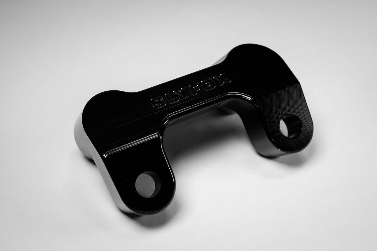 T-Bar Adapter - 14+ Road Glide Risers Accessories Slyfox Performance Black