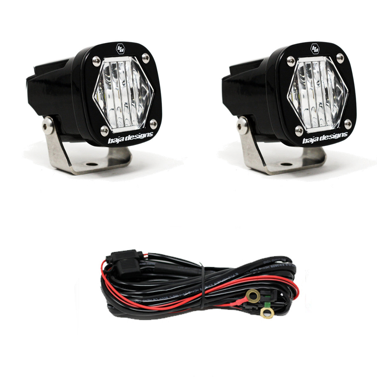 Baja Designs Turn Signals - 14+ Road Glide Turn Signals Full Grip Moto White S1