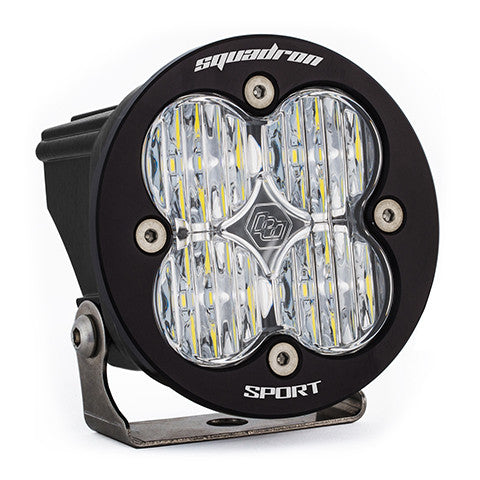 Baja Designs Squadron Passing Lamps Auxiliary Light Prior Performance Black Squadron Sport Clear (pair)
