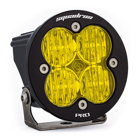 Baja Designs Squadron Passing Lamps Auxiliary Light Prior Performance Black Squadron Pro Amber (pair)