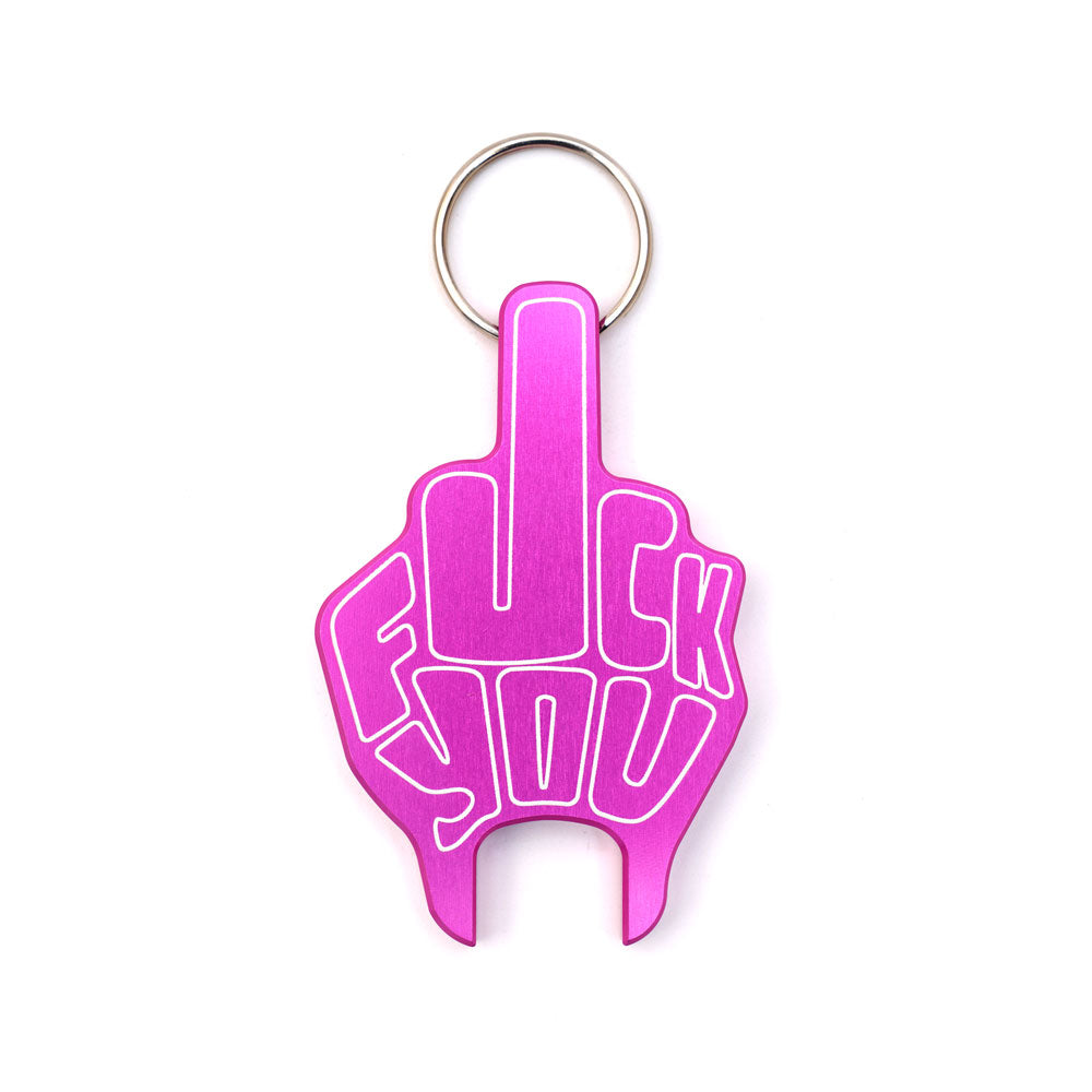FU Key Chain ! Key Chain San Diego Customs Pink
