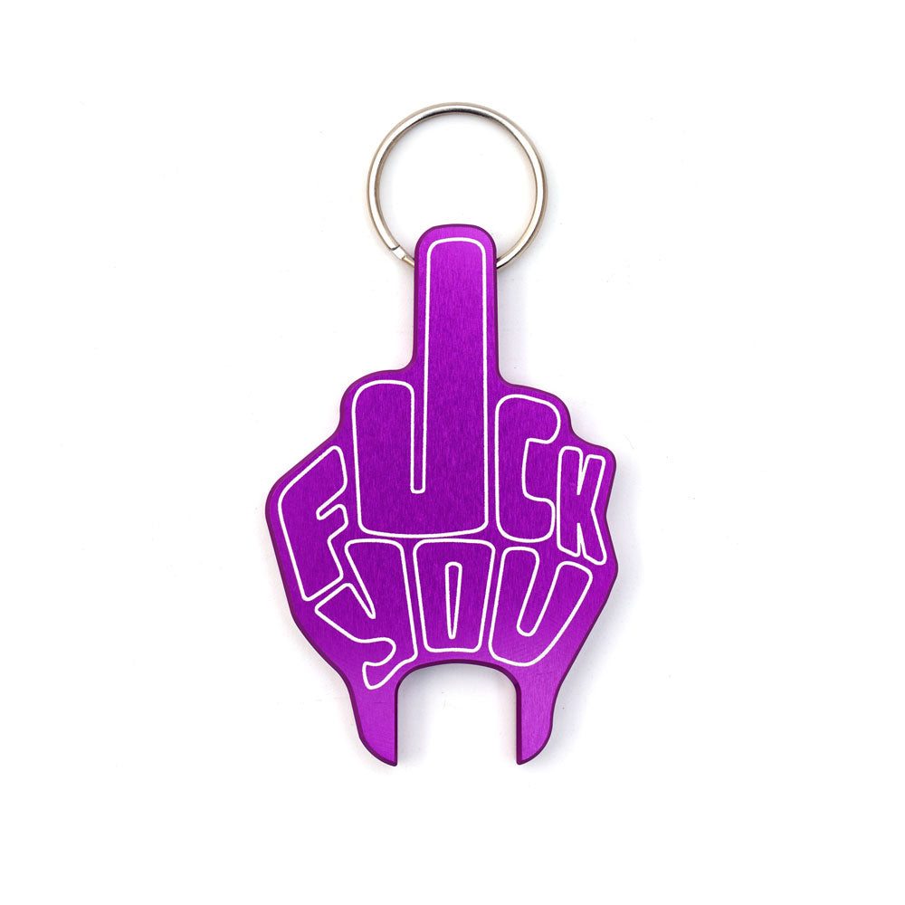 FU Key Chain ! Key Chain San Diego Customs Purple