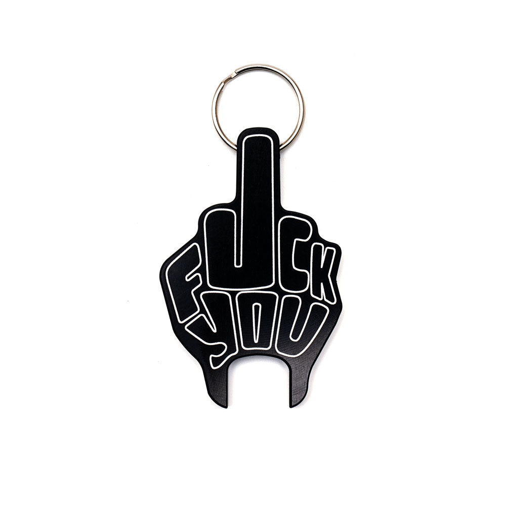 FU Key Chain ! Key Chain San Diego Customs Black