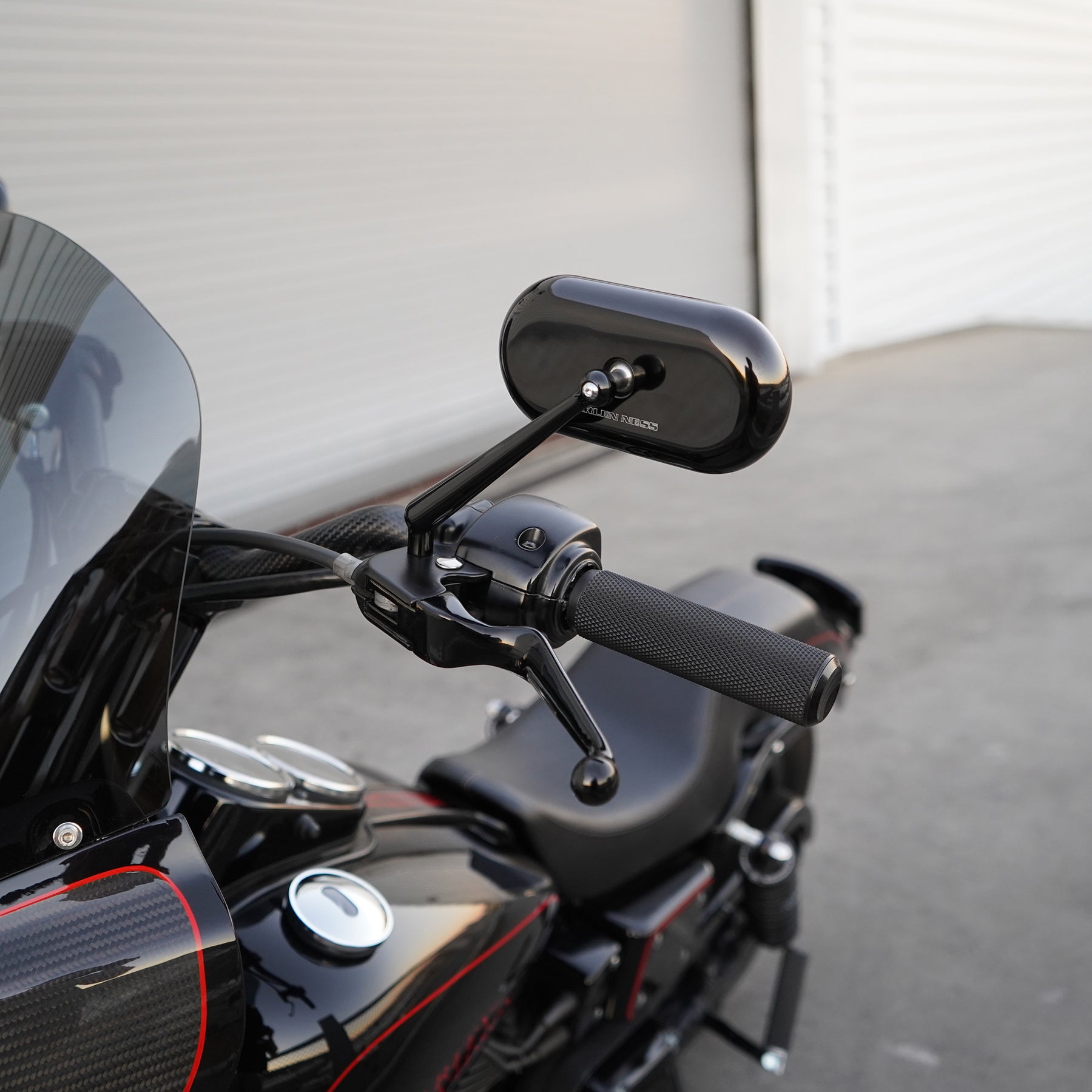 Forged Oval Mirros Mirrors Arlen Ness