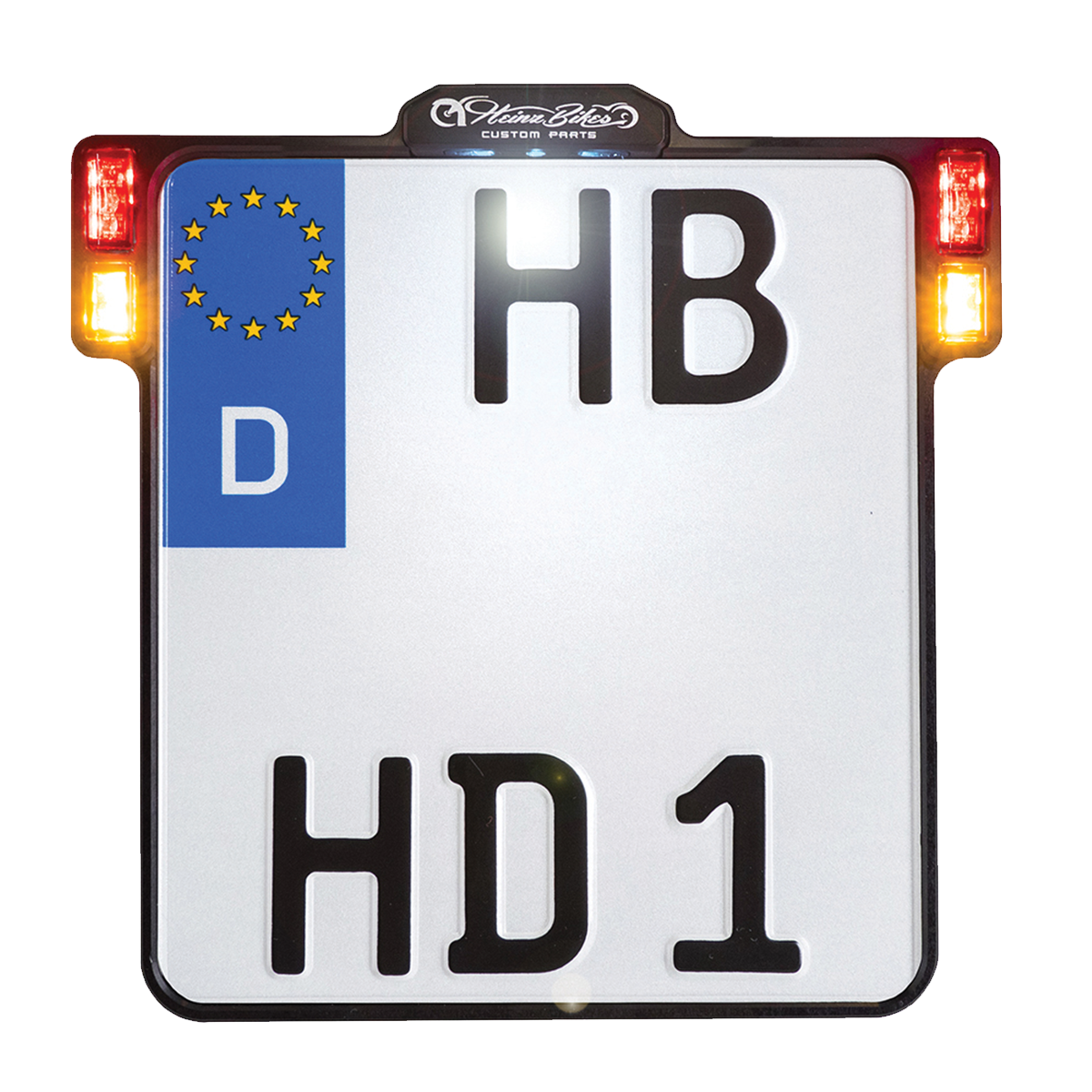 License Plate Holder 3-in-1 - ECE License Plate Heinz Bikes Germany