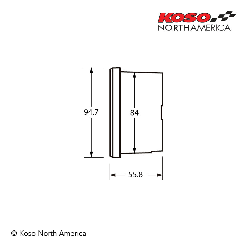 HD-04 - 4" Multifunction Meter Gauges Koso North America