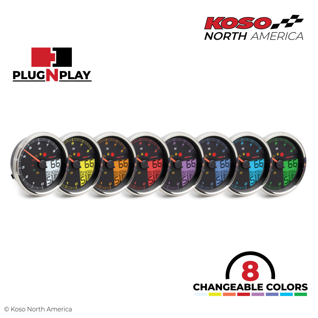 HD-05 - 5” multifunction meter Gauges Koso North America