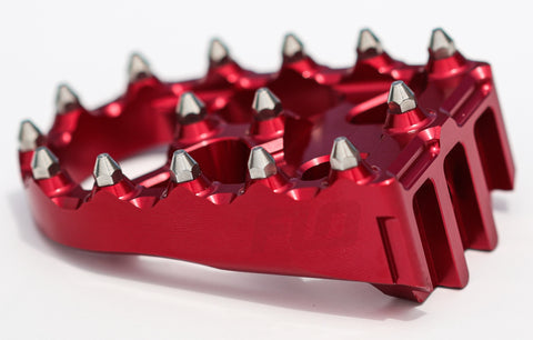 Tip For Brake Pedal Arm - Touring Brake Pedal Flo Motorsports Red