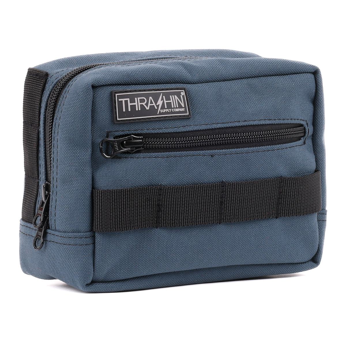 HandleBar Bag, Sharkskin Blue Handlebar Bag Thrashin Supply Co.